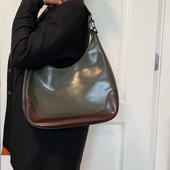 Vintage Pollini two-toned shoulder bag. - Picture 3 of 4